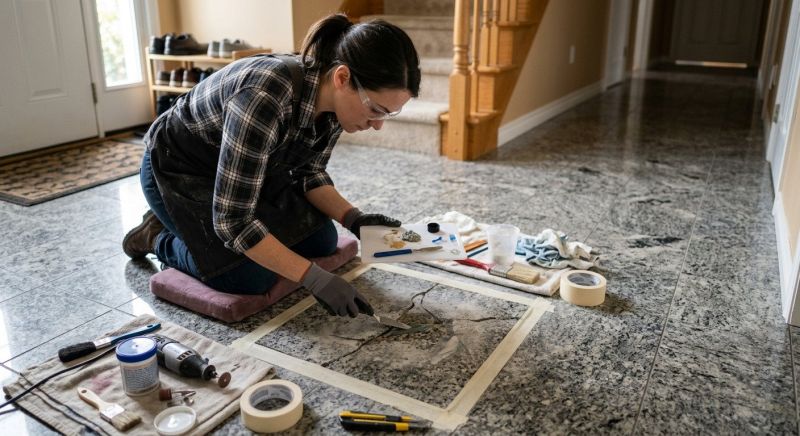 Granite Tile Repair in Olathe, KS