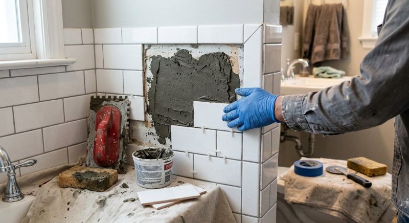 Bathroom Tile Repair in Alpharetta, GA