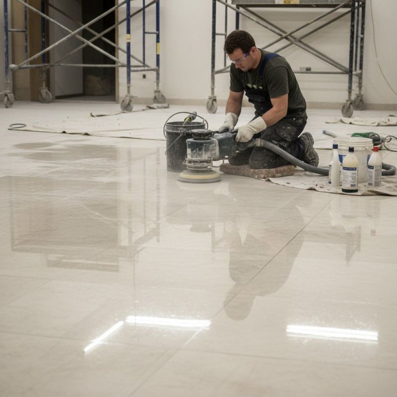 Terrazzo Floor Installation
