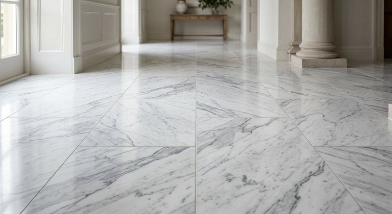Marble Tile Floor Installation in Kansas City, KS