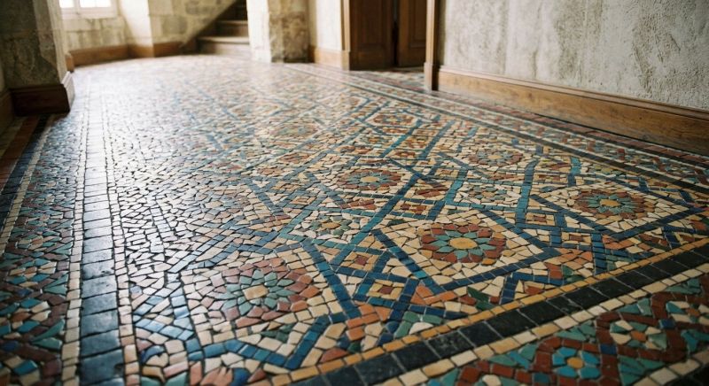 Mosaic Tile Floor Installation in Annapolis, MD