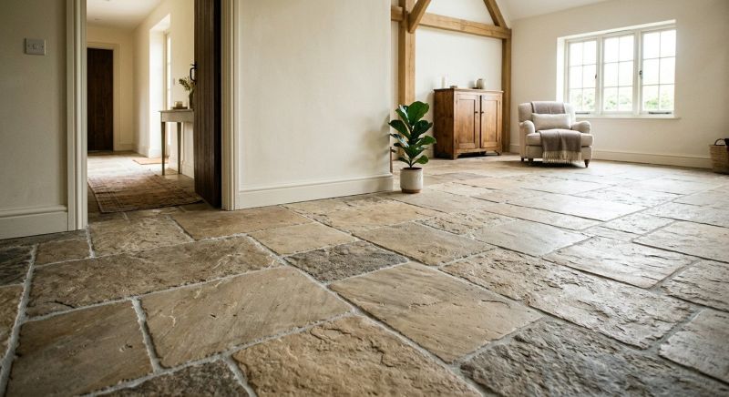 Stone Floor Installation in Kansas City, KS