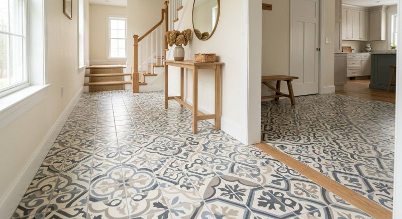 Tile Floor Renovation in Fredericksburg, VA