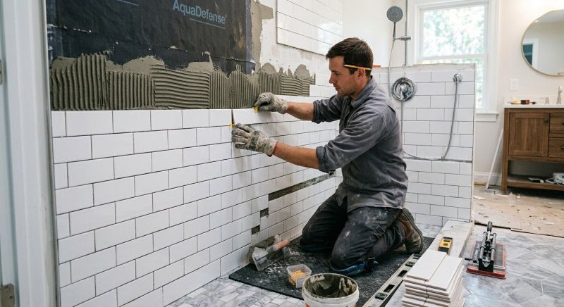 Tile Shower Renovation in Alpharetta, GA